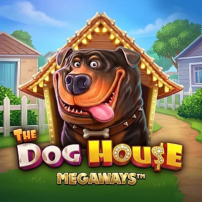 Dog House Megaways slot game tile in the Jackpot City slots lobby