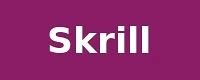 Skrill accepted e-wallet payment method logo at Jackpot City