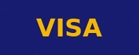 Visa accepted payment method logo at Jackpot City